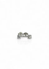 Load image into Gallery viewer, 0.30cts Lab Grown Diamond Stud Earrings in 18k White Gold