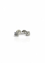 Load image into Gallery viewer, 0.50cts Lab Grown Diamond Stud Earrings  in 18k White Gold
