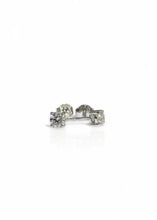 Load image into Gallery viewer, 0.50cts Lab Grown Diamond Stud Earrings in 18k White Gold