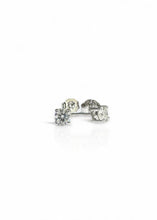 Load image into Gallery viewer, 0.60cts Lab Grown Diamond Stud Earrings in 18k White Gold