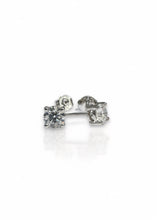 Load image into Gallery viewer, 1.00cts Diamond Stud Earrings in 18k White Gold
