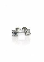 Load image into Gallery viewer, 1.00cts Diamond Stud Earrings in 18k White Gold