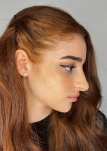 Load image into Gallery viewer, 1.45cts Lab Grown Diamond Stud Earrings in 18k White Gold