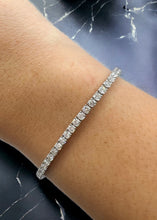 Load image into Gallery viewer, 3.50ct Diamond Tennis Bracelet in 18k White Gold