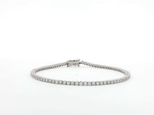 Load image into Gallery viewer, 2.00ct Lab Grown Four Claw Tennis Bracelet in 18k Gold