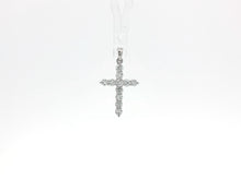 Load image into Gallery viewer, 0.30ct Lab Grown Cross Pendant in 18k Gold