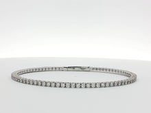 Load image into Gallery viewer, 2.00ct Natural Diamond Flexi Tennis Bangle in 18k Gold