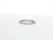 Load image into Gallery viewer, 0.80ct Lab Grown Half Eternity Ring in 9k Gold