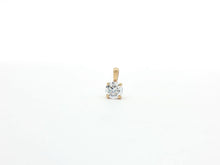 Load image into Gallery viewer, 0.50cts Lab Grown Single Solitaire Pendant in 18k Gold