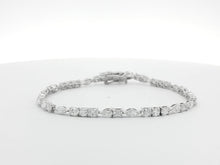 Load image into Gallery viewer, 5.00ct Multi-Shaped Lab Grown Tennis Bracelet in 9k Gold