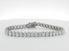Load image into Gallery viewer, 16.00ct Lab Grown Oval Tennis Bracelet in 9k Gold