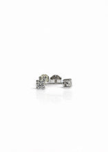 Load image into Gallery viewer, 0.40cts Diamond Stud Earrings in 18k White Gold
