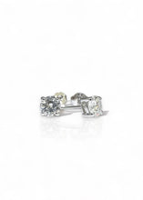 Load image into Gallery viewer, 1.25cts Diamond Stud Earrings in 18k White Gold
