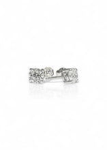 Load image into Gallery viewer, 1.40cts Diamond Stud Earrings in 18k White Gold
