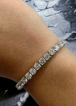 Load image into Gallery viewer, 10.00ct Diamond Tennis Bracelet in 18k White Gold
