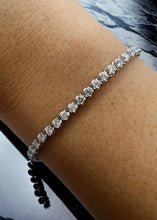 Load image into Gallery viewer, 2.50ct Illusion Set Diamond Tennis Bracelet in 18k White Gold

