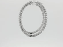 Load image into Gallery viewer, 3.00ct Lab Grown Oval Lucida Hoops in 9k Gold
