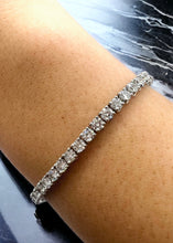 Load image into Gallery viewer, 6.00ct Diamond Tennis Bracelet in 18k White Gold

