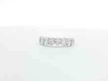 Load image into Gallery viewer, 2.50ct Lab Grown Oval Half Eternity Ring in 9k Gold
