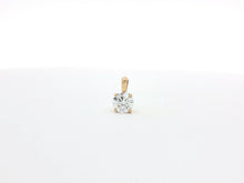 Load image into Gallery viewer, 0.70ct Lab Grown Single Solitaire Pendant in 9k Gold

