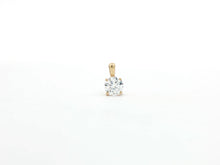 Load image into Gallery viewer, 1.00ct Lab Grown Single Solitaire Pendant  in 9k Gold
