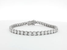 Load image into Gallery viewer, 12.00ct Lab Grown Four Claw Tennis Bracelet In 9k Gold
