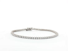 Load image into Gallery viewer, 3.00ct Lab Grown Four Claw Tennis Bracelet in 9k Gold
