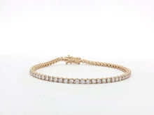 Load image into Gallery viewer, 4.00ct Lab Grown Four Claw Tennis Bracelet in 9k Gold
