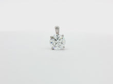 Load and play video in Gallery viewer, 4.00ct IGI Lab Grown Solitaire Pendant in 18k Gold
