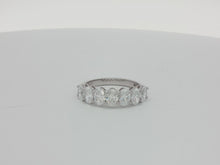 Load and play video in Gallery viewer, 1.80ct Lab Grown Oval Half Eternity Ring in 9k Gold
