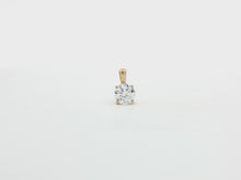 Load and play video in Gallery viewer, 1.00ct Lab Grown Single Solitaire Pendant  in 9k Gold
