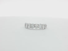 Load and play video in Gallery viewer, 2.50ct Lab Grown Oval Half Eternity Ring in 9k Gold
