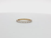 Load and play video in Gallery viewer, 0.80ct Lab Grown Half Eternity Ring in 18k Gold
