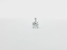 Load and play video in Gallery viewer, 1.45ct Lab Grown Single Solitaire Pendant in 18k Gold
